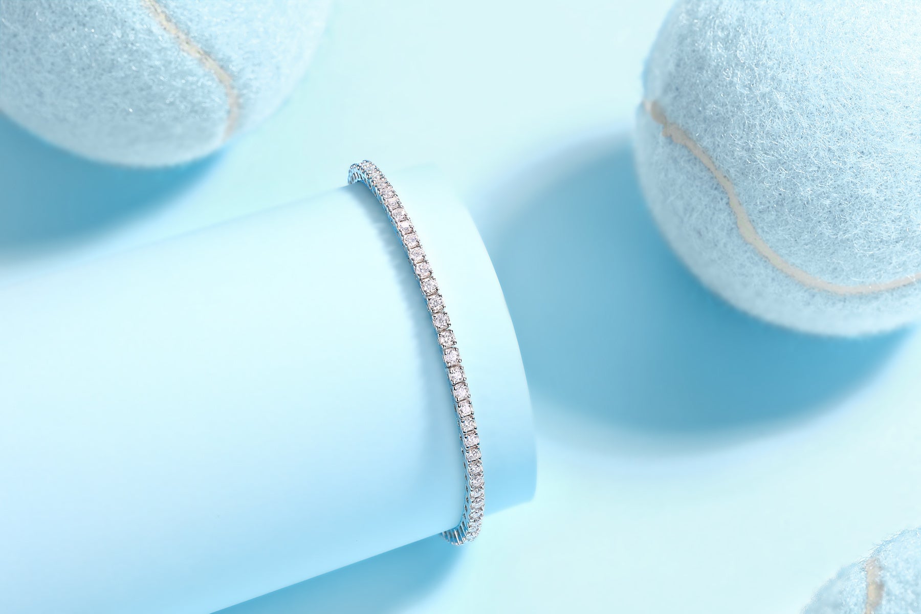 Luxury Moissanite Silver Bracelet