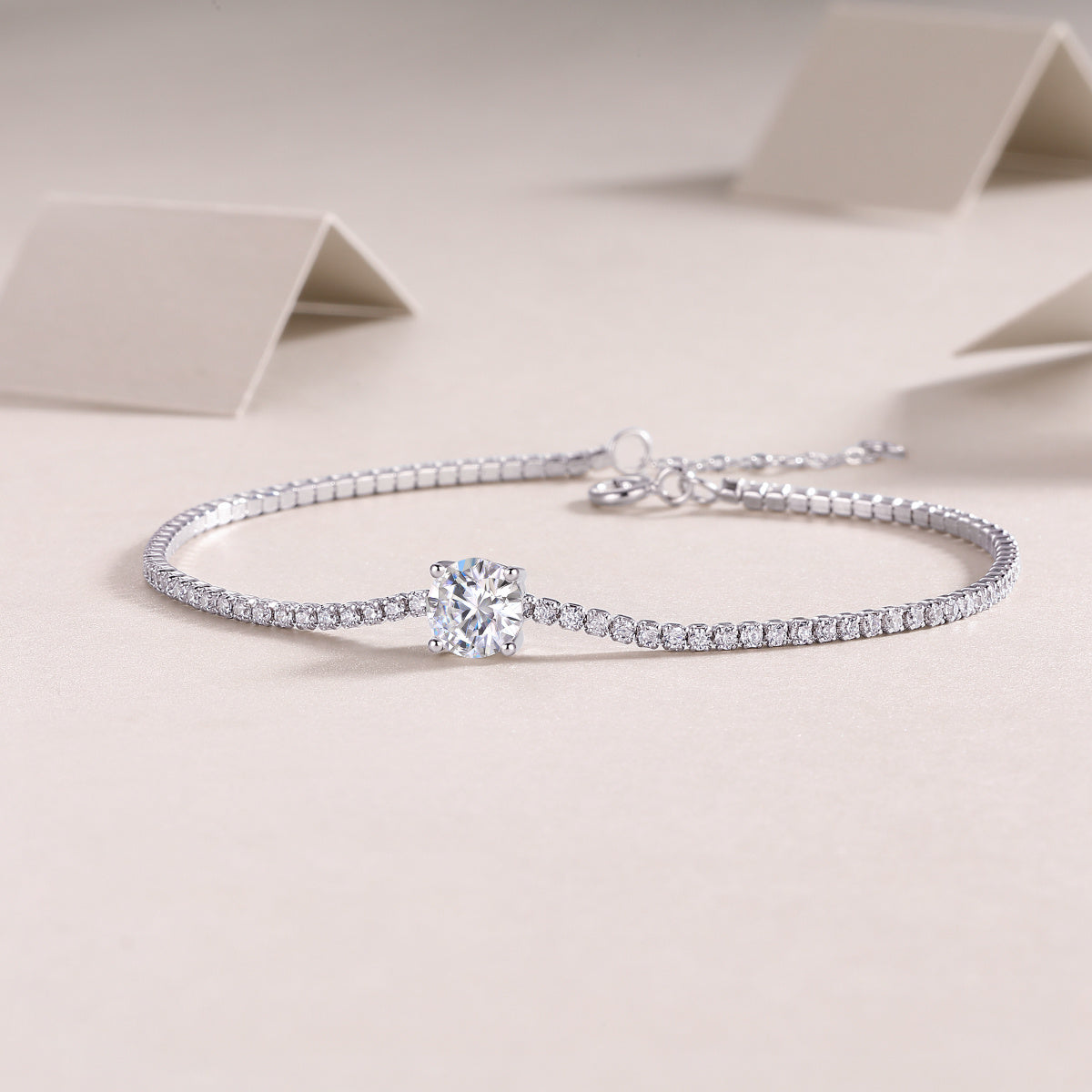 Dawn Mosan Diamond Silver Bracelet