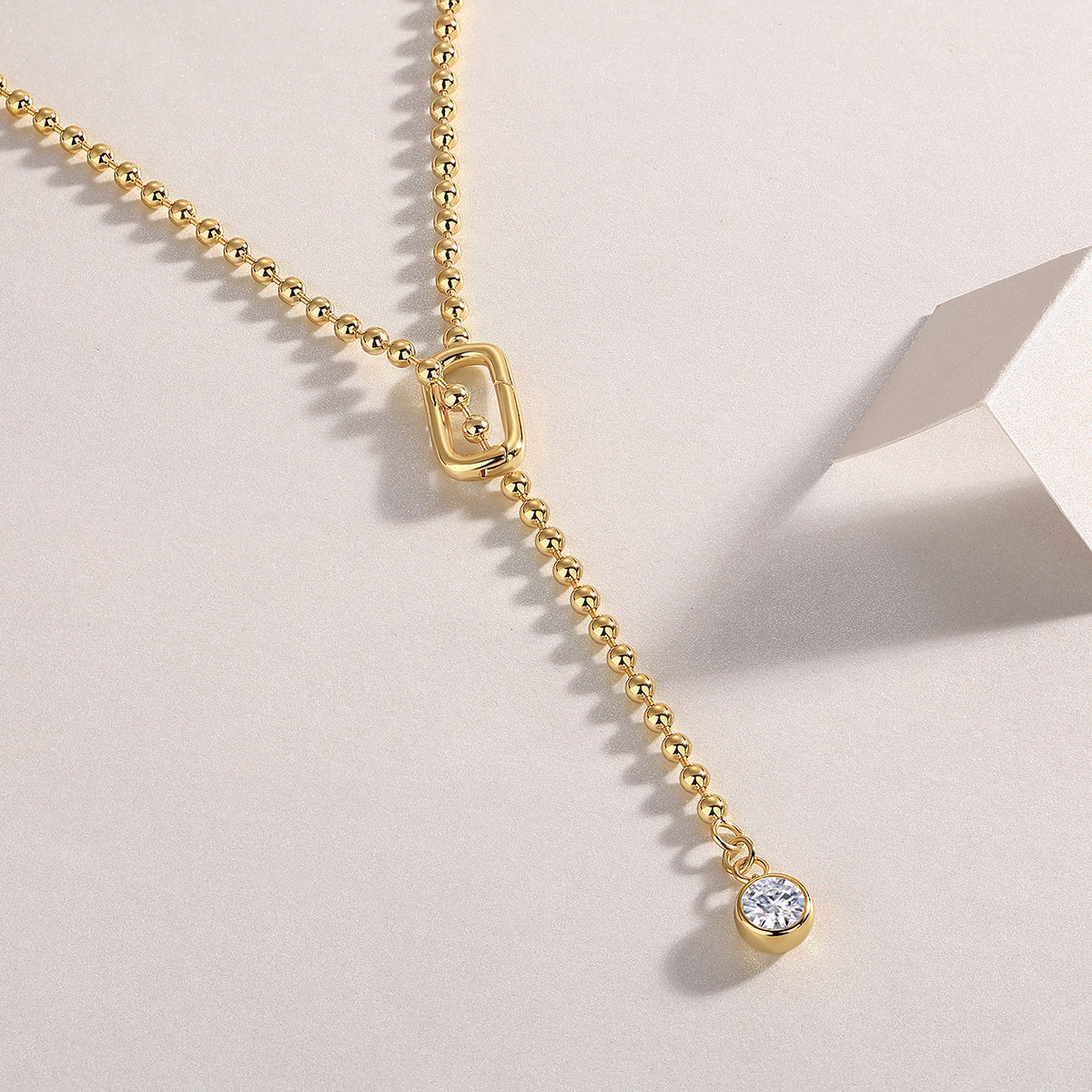 Edelsteinquasten-Diamant-Anhänger-Set