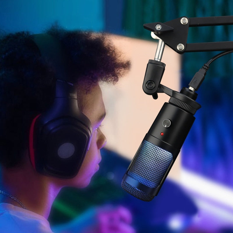 RGB Condenser Mic for PC & Streaming