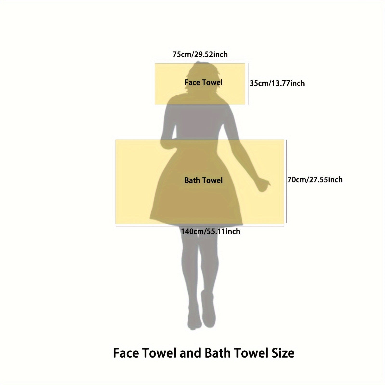 3-Piece Super Soft Bath Towel Set