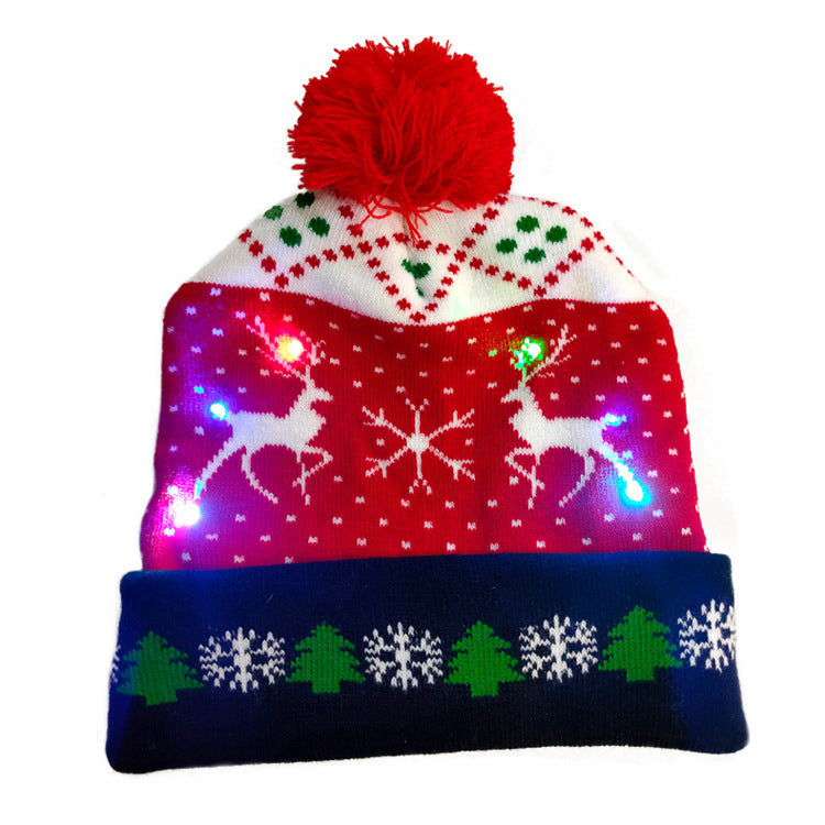 Bonnet de Noël lumineux à LED