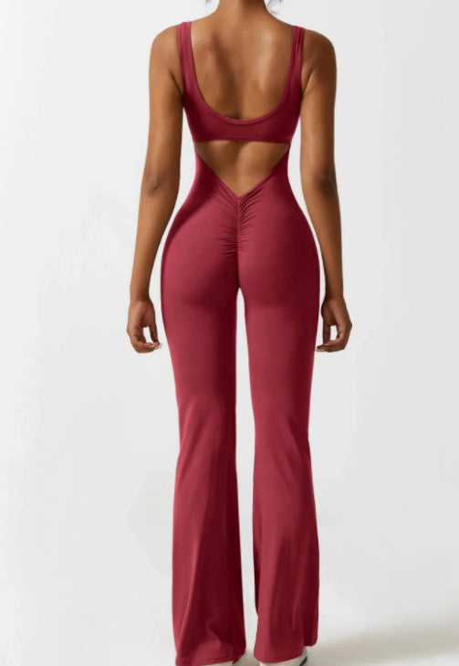 Body de yoga creux sans coutures pour femmes