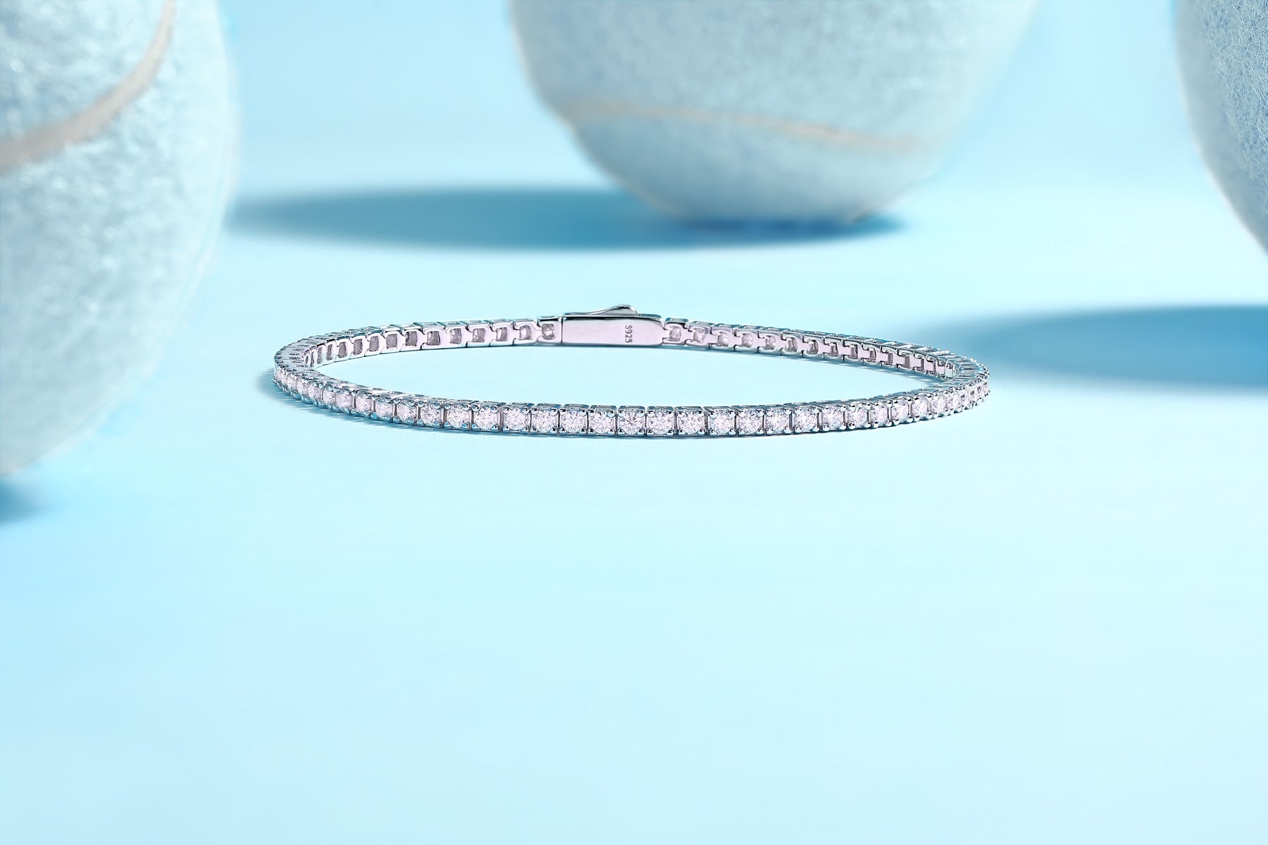 Luxury Moissanite Silver Bracelet