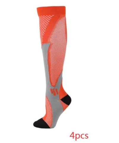 Chaussettes de compression élastiques pour le sport