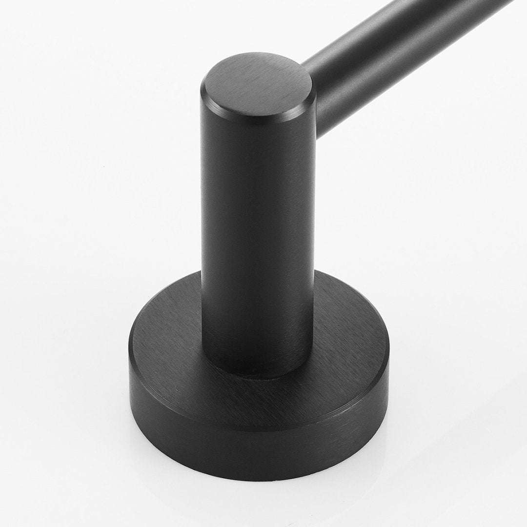 Verstellbarer Handtuchhalter in Mattschwarz, 40,6–68,6 cm