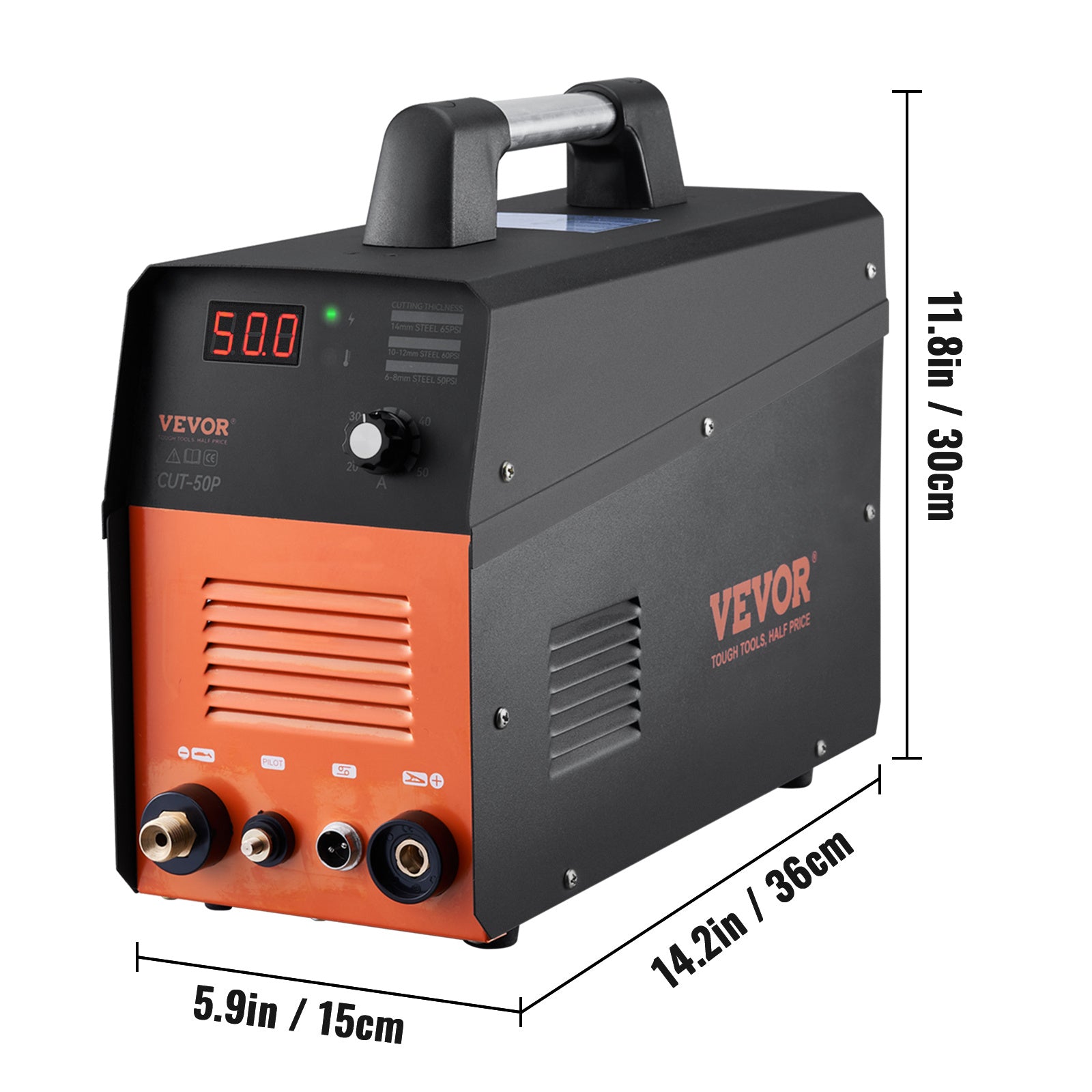 VEVOR 50Amp Plasma Cutter Dual Voltage