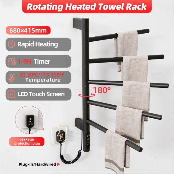 SIOYIE Electric Rotating Towel Warmer