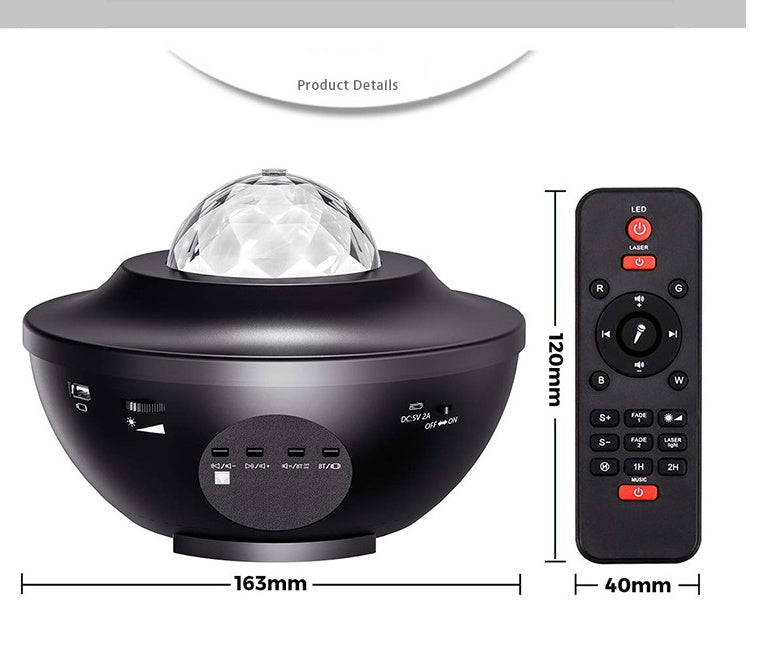 USB Music LED Night Light Speaker