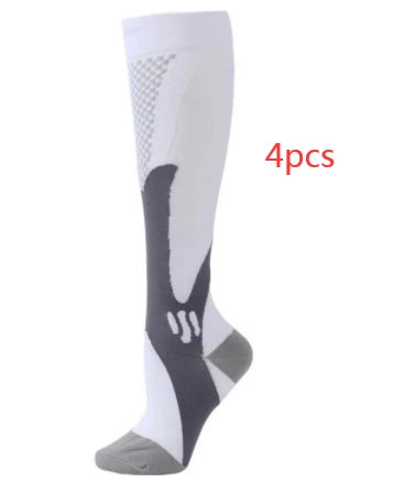 Chaussettes de compression élastiques pour le sport
