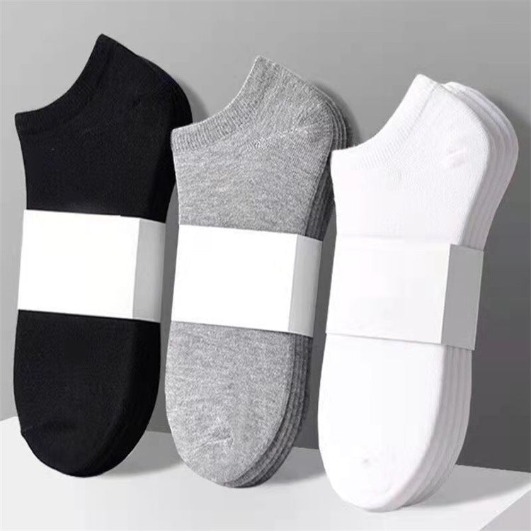Chaussettes classiques noires, blanches et grises pour hommes