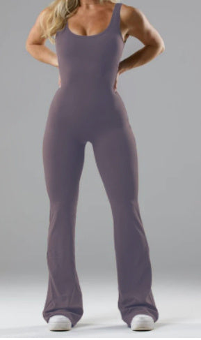 Combinaison slim dos nu à effet rehausseur de hanches