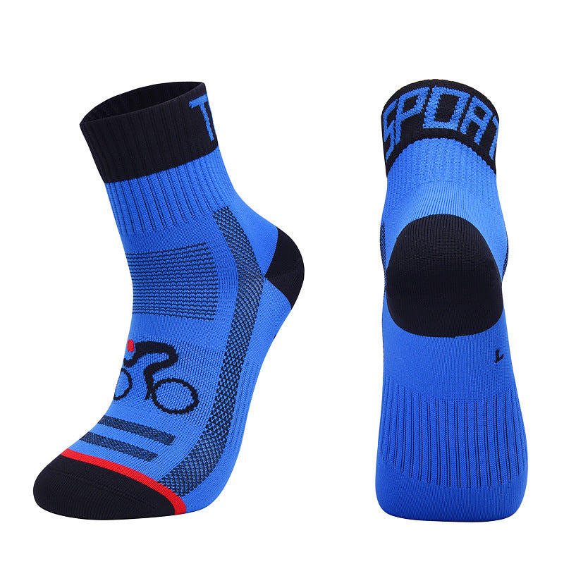 Chaussettes de course à pied et de vélo d'extérieur athlétiques