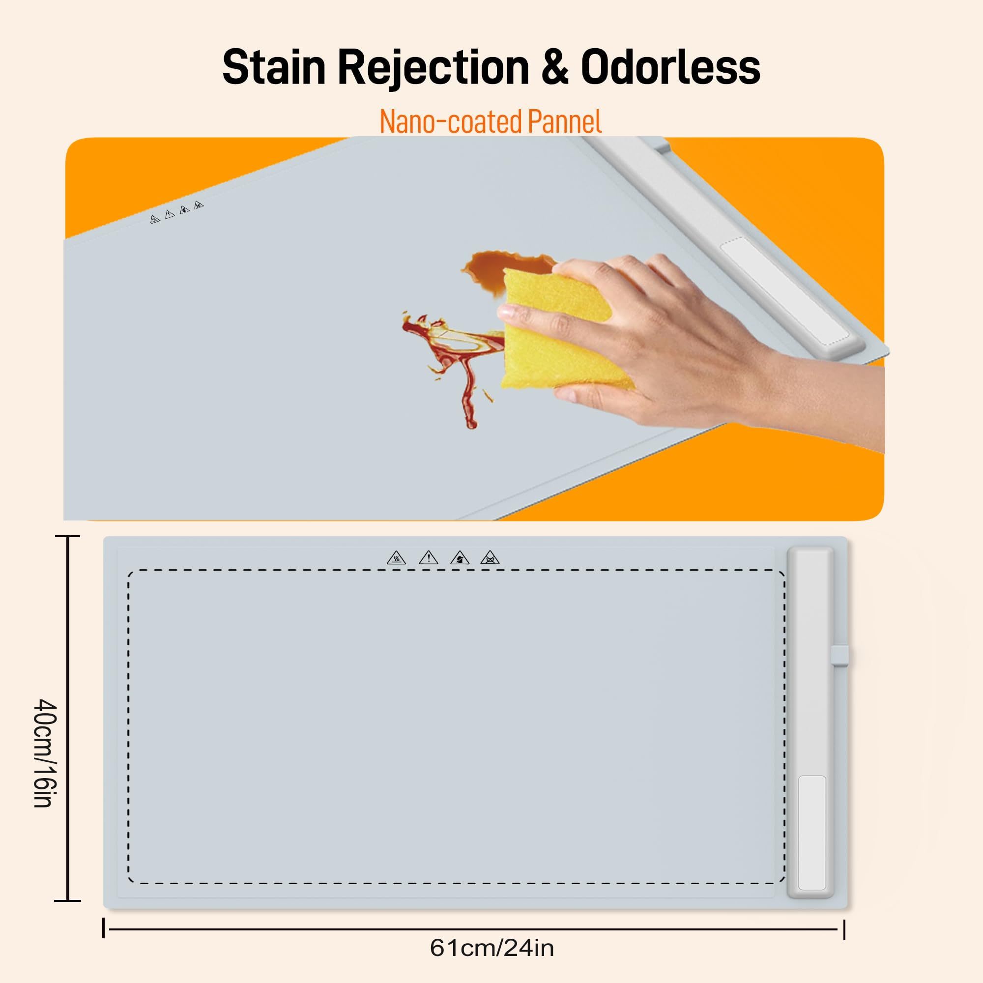Electric Food Warming Mat with 3 Temps