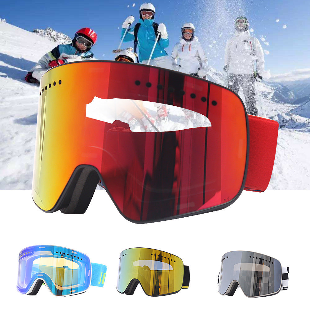 Double Lens Anti-Fog Ski Goggles