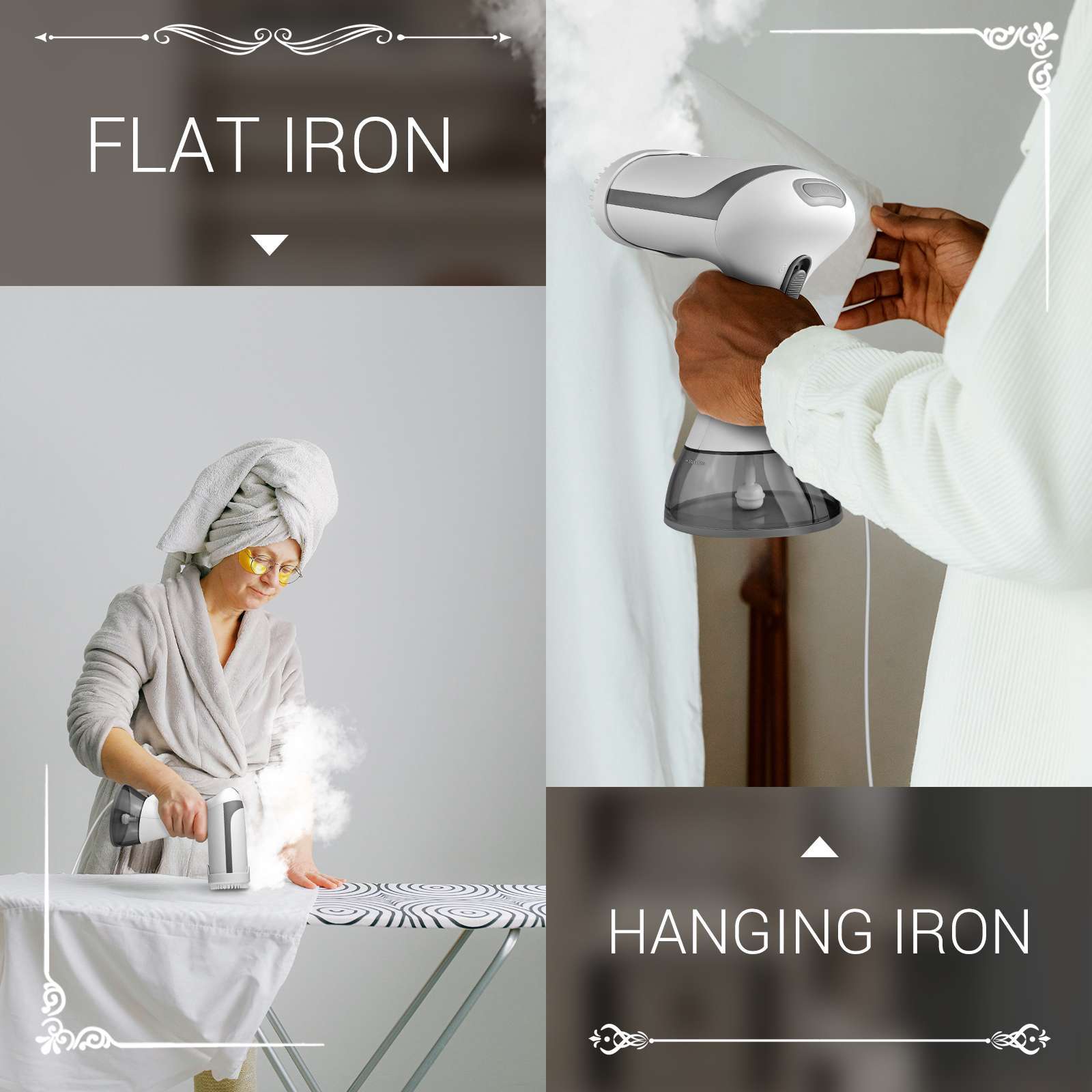 Compact Travel & Home Clothes Steamer