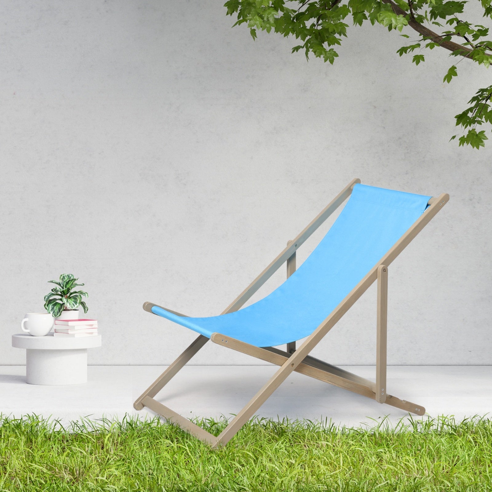 Wooden Folding Beach Sling Chairs