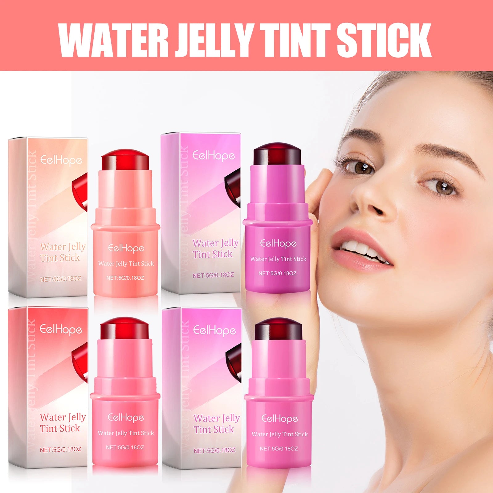 EELHOPE Jelly Tint Lip & Blush Stick