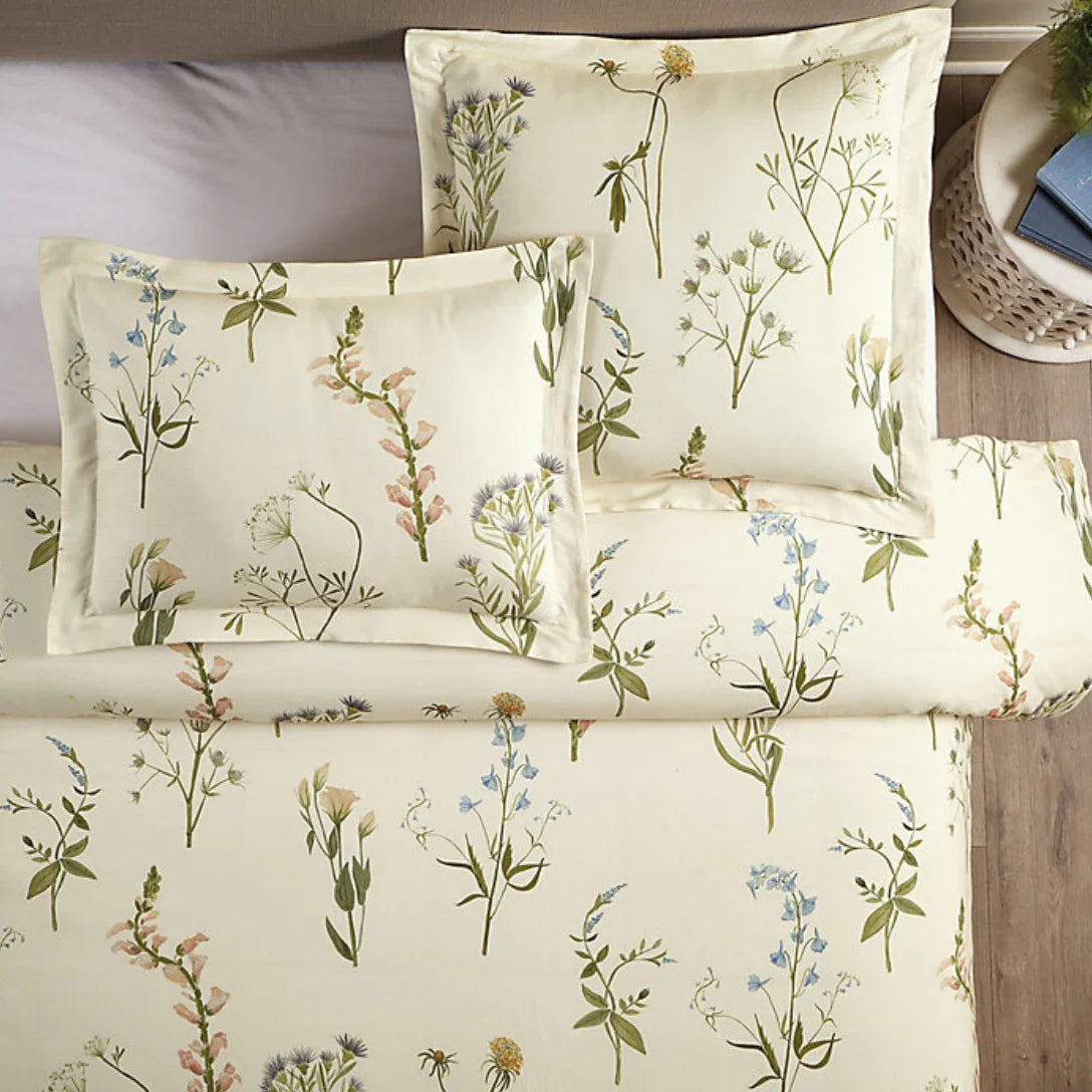 Floral Linen Cotton Decorative Pillowcase
