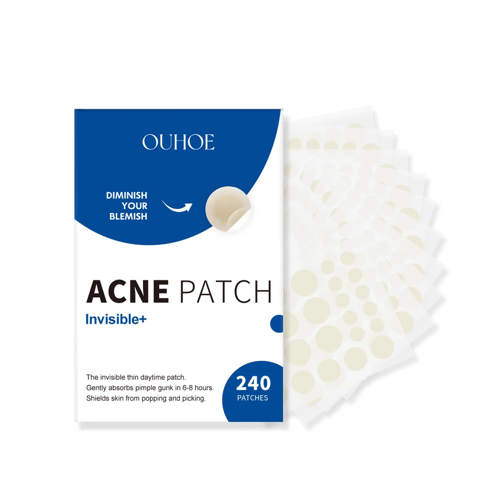 Ouhoe 240PCS Invisible Acne Patches