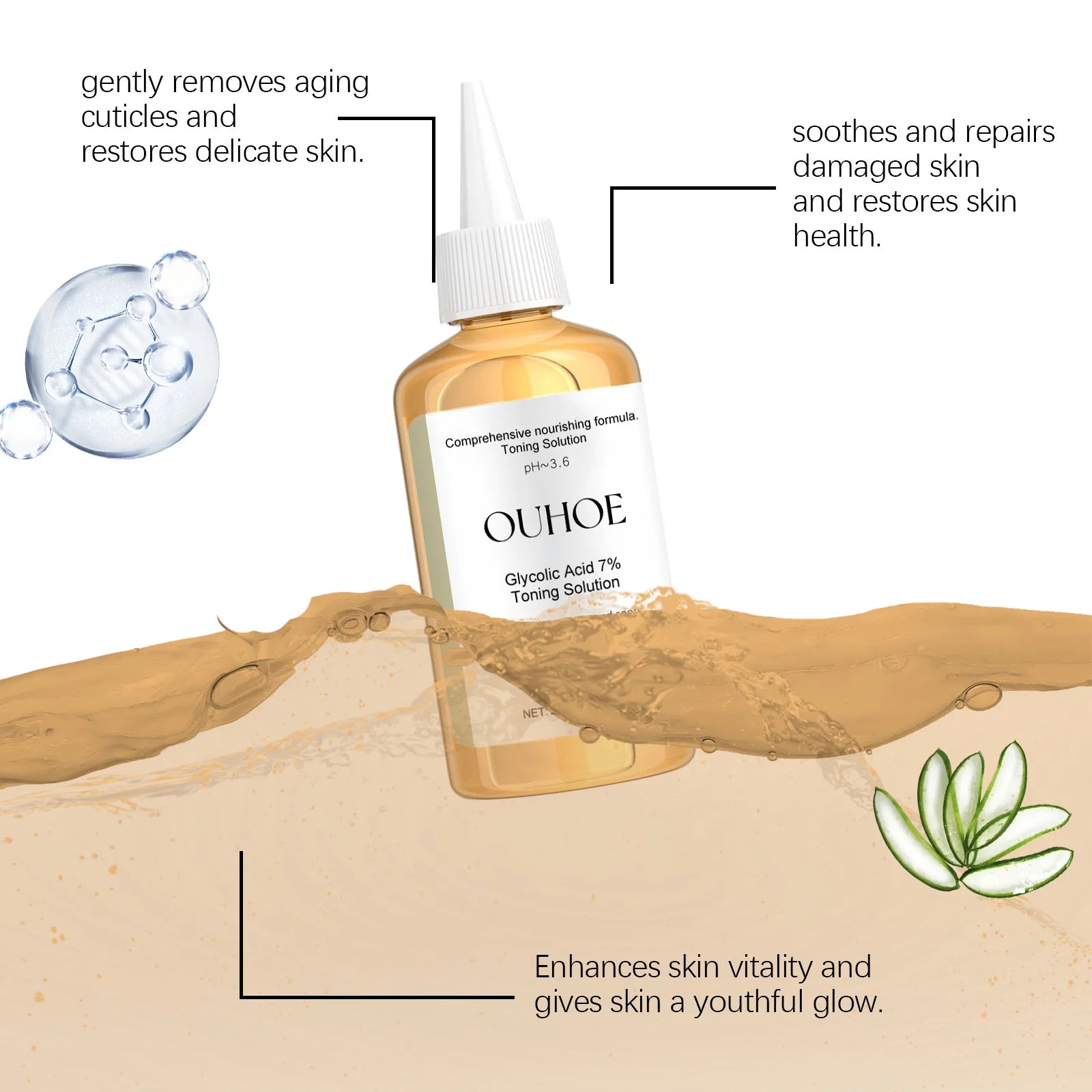 Ouhoe Exfoliate & Pore Shrink Skincare Set