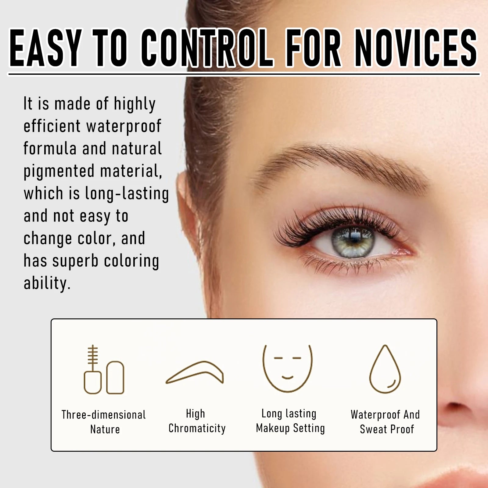 EELHOE Peel-Off wasserfestes Augenbrauengel