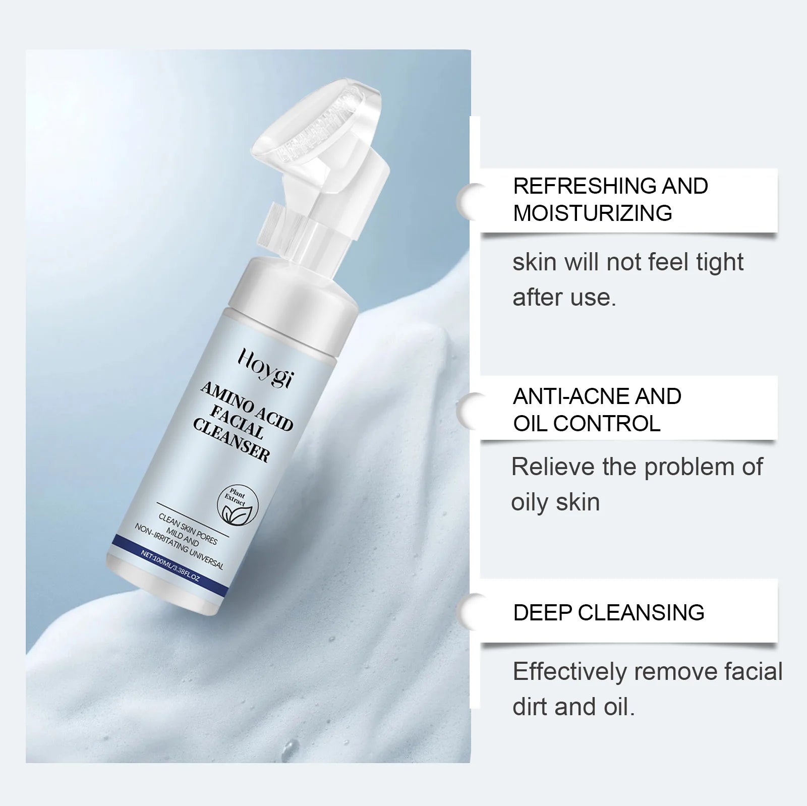 Hoygi Amino Acid Foam Cleanser 100ml