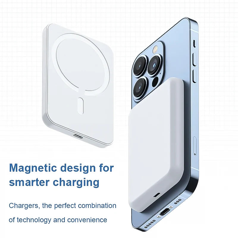 5000mAh Wireless Magnetic Power Bank