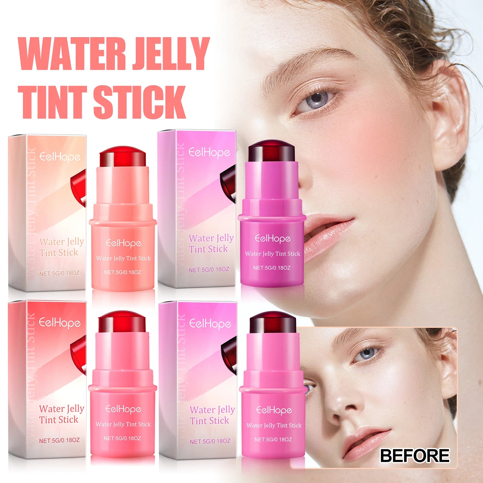 EELHOPE Jelly Tint Lippen- und Rougestift