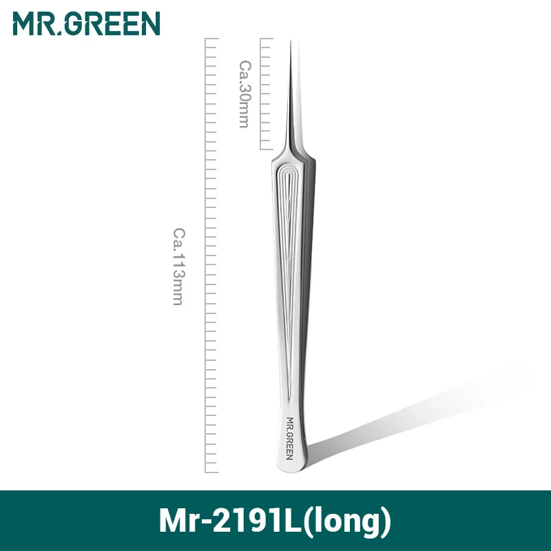 MR.GREEN Ingrown Hair Tweezers Black
