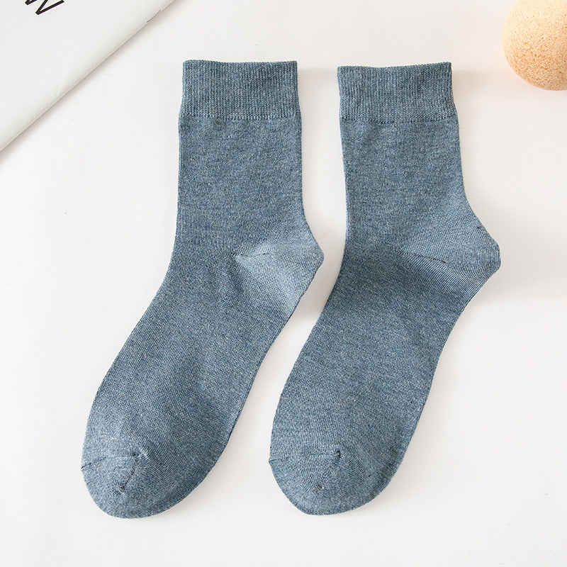 Solid Color Tube Socks