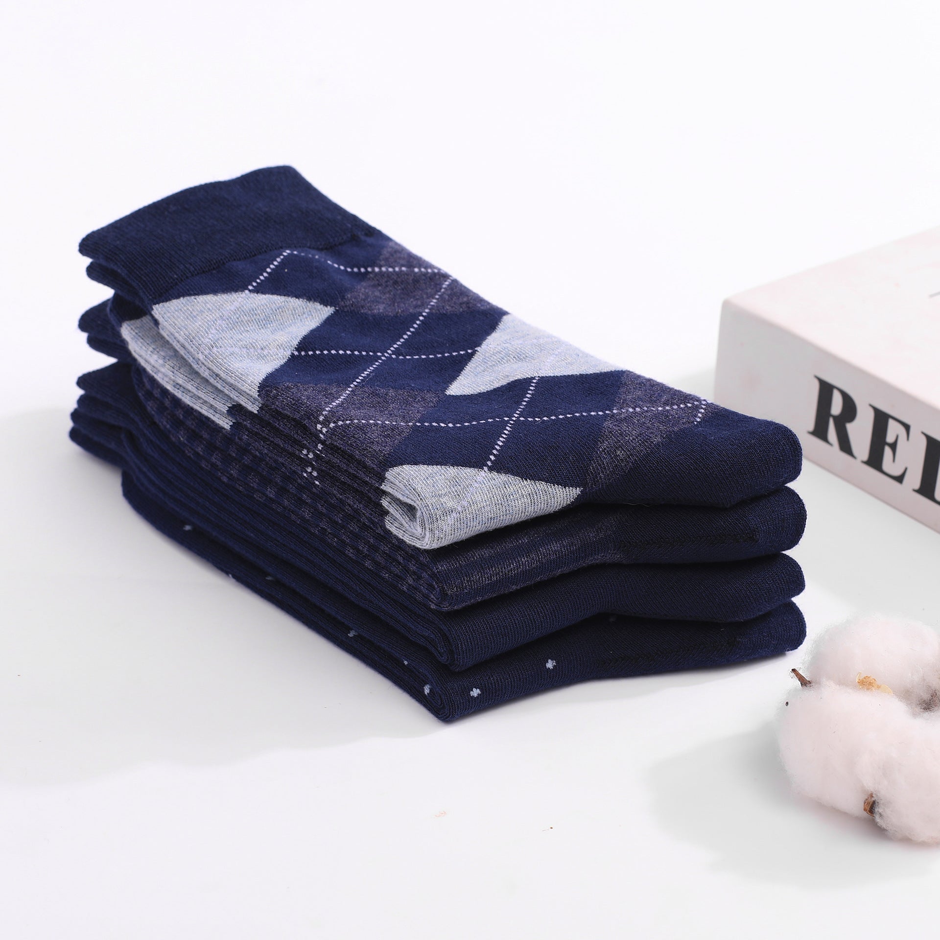 Men's Plus Deodorant Cotton Socks