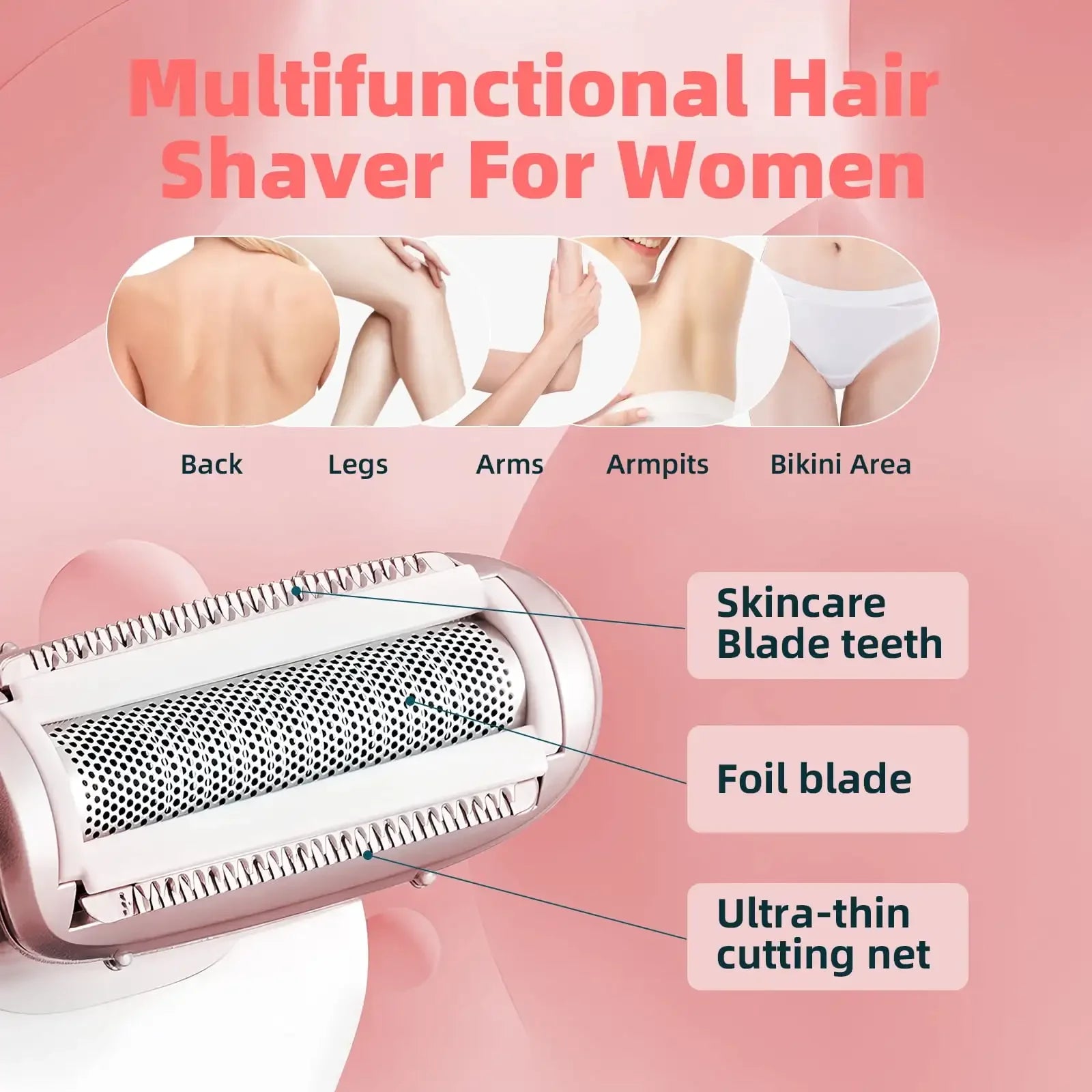 Cordless Electric Razor for Women