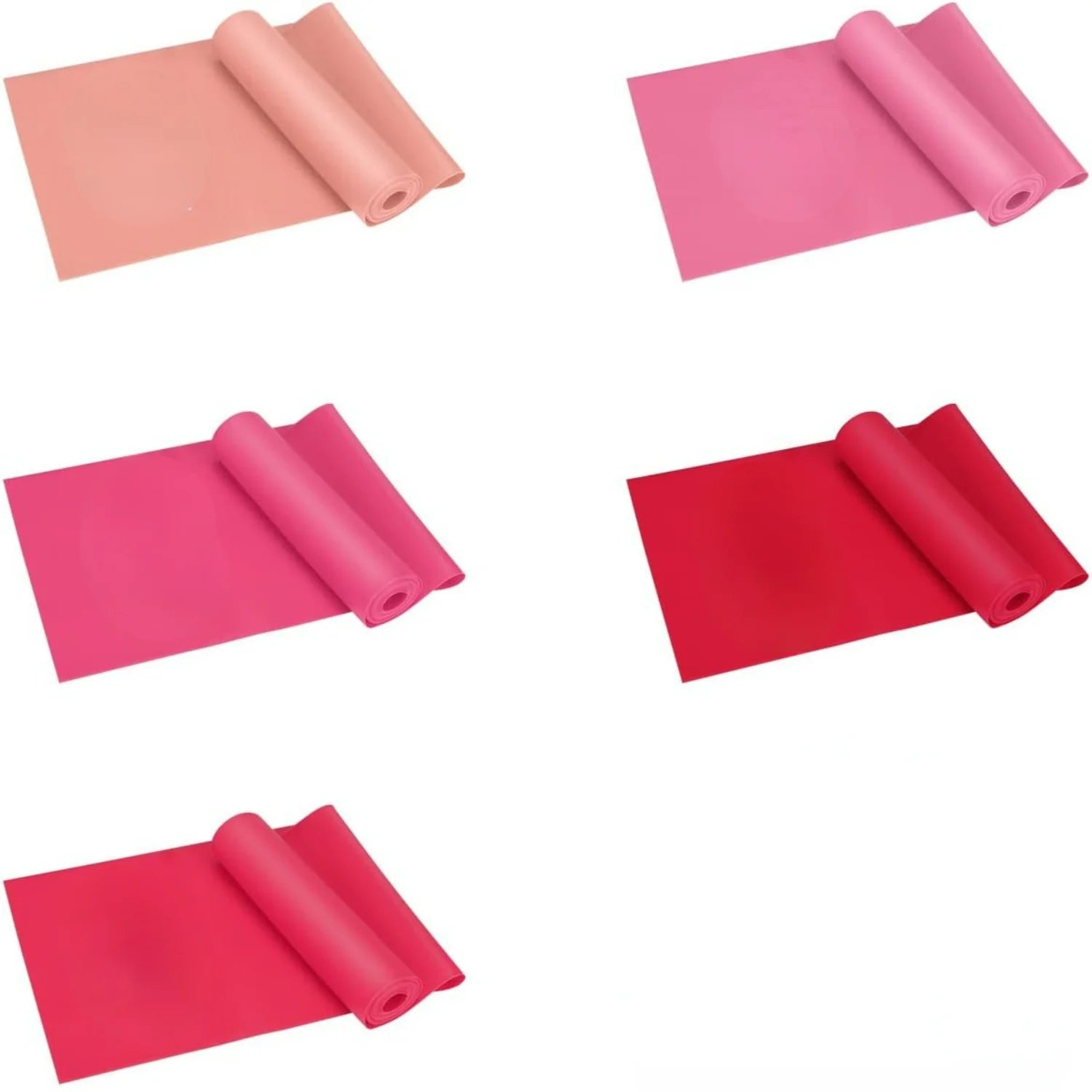 5er-Pack langlebige Latex-Widerstandsbänder