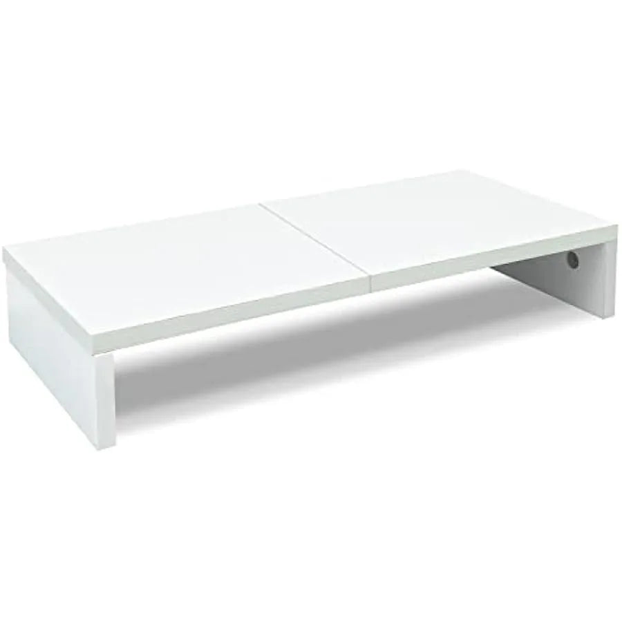 TEAMIX White Wood Monitor Stand Riser