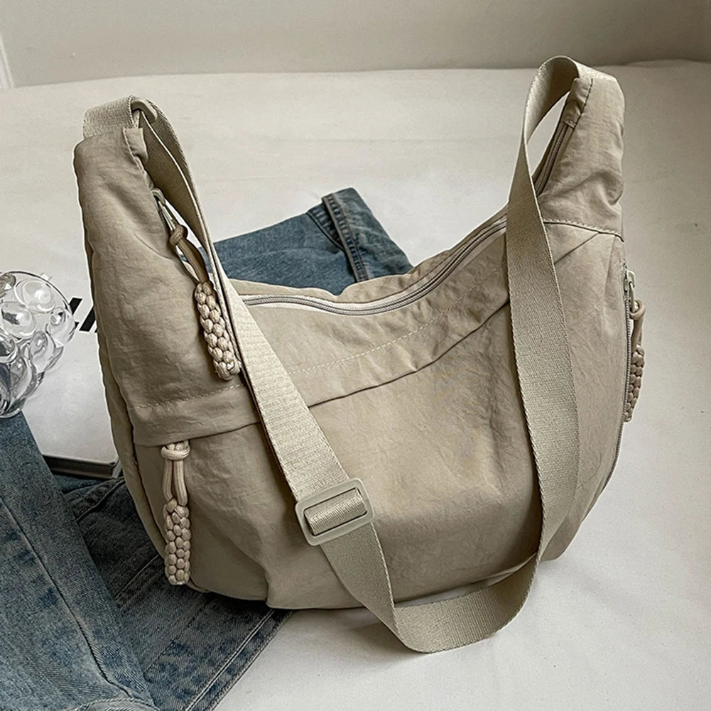 Soft Cloth Women's Crossbody Bag