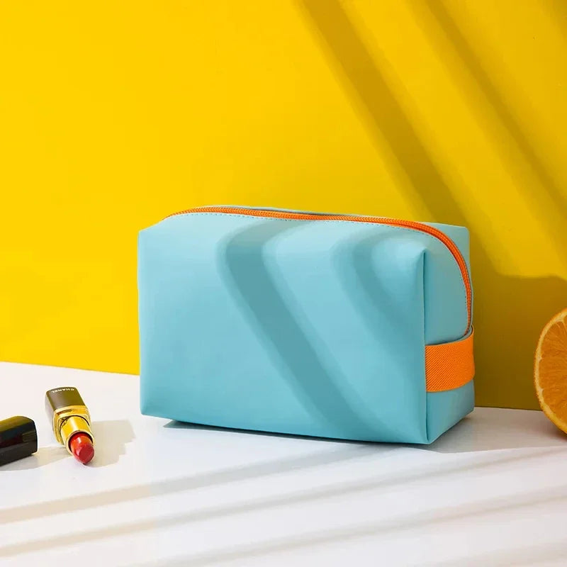 Wasserdichte Make-up-Tasche in Bonbonfarbe