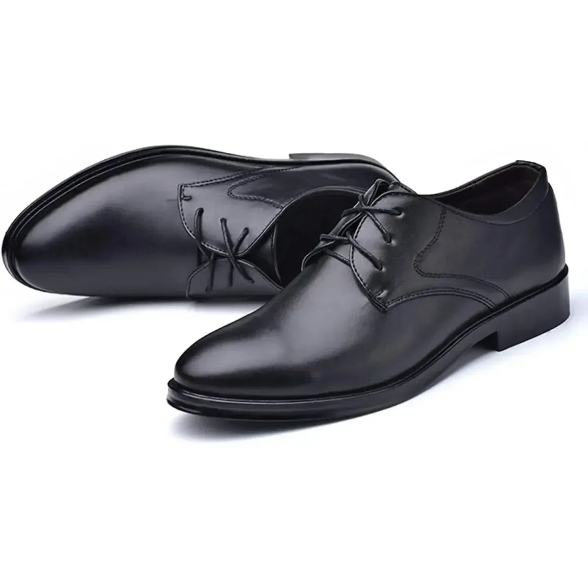 Klassische Oxford-Schuhe aus mattem Leder für Herren