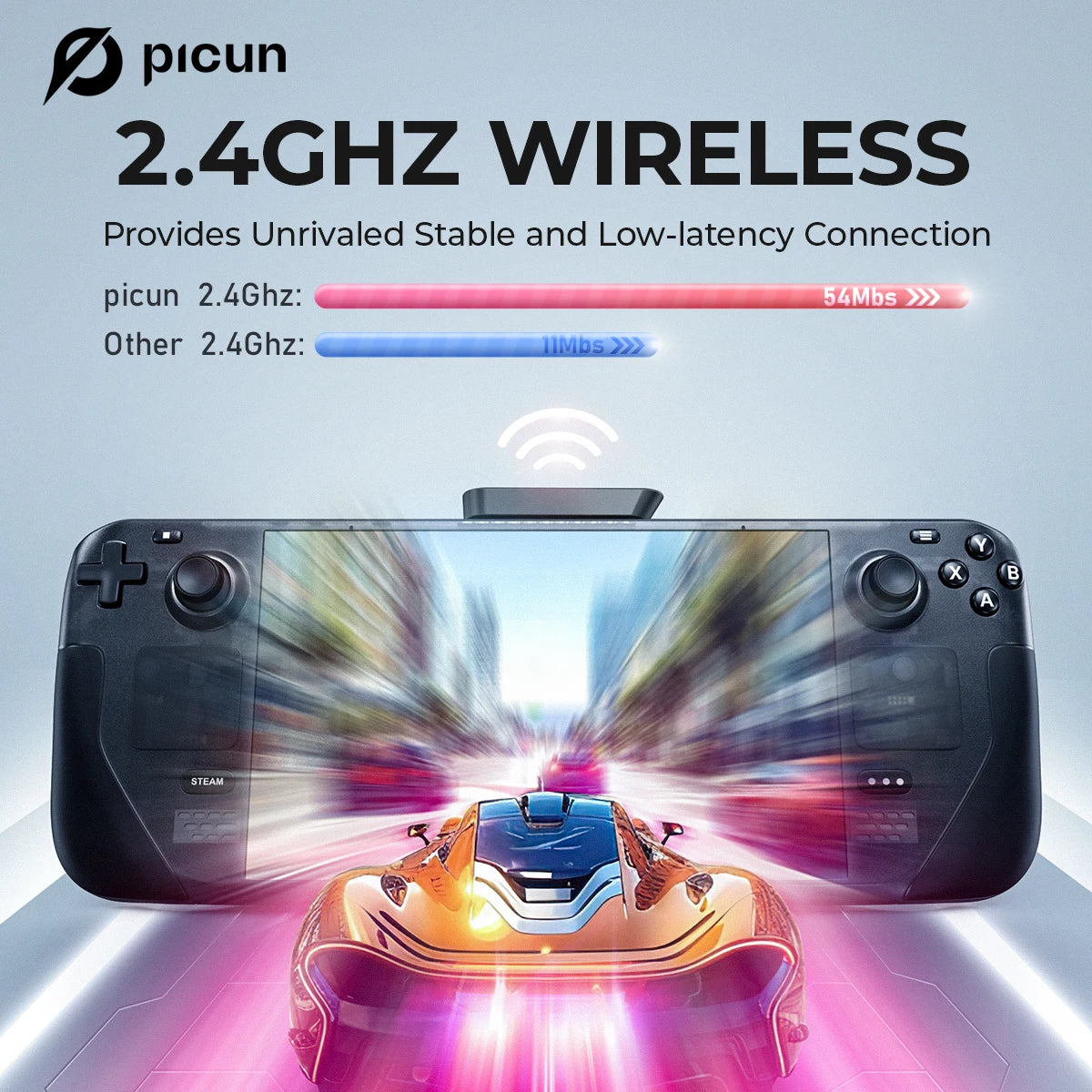 Picun G3 Wireless Gaming Headset Mic
