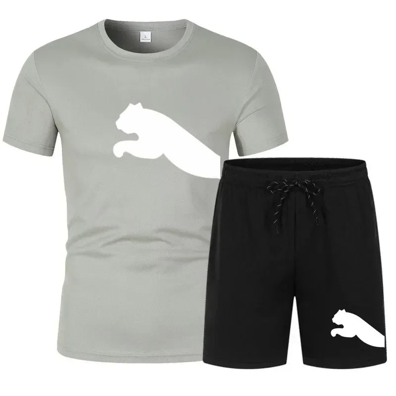 Men's Summer Quick-Dry Fitness Set