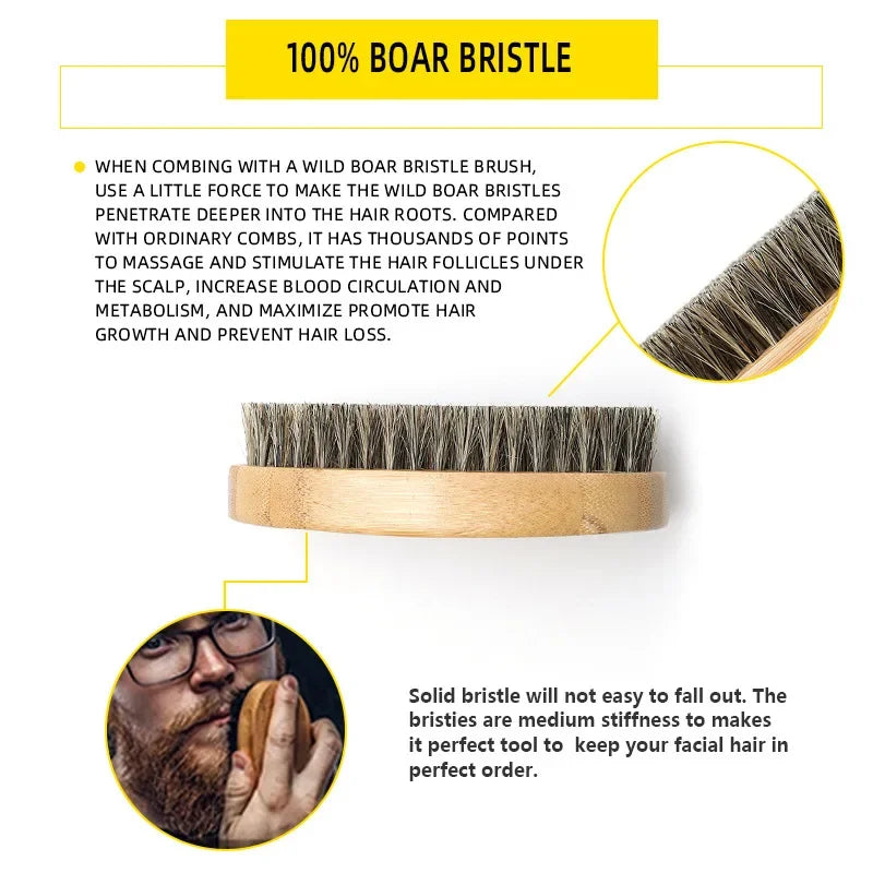 Men’s Beard Grooming Kit with Balm Set