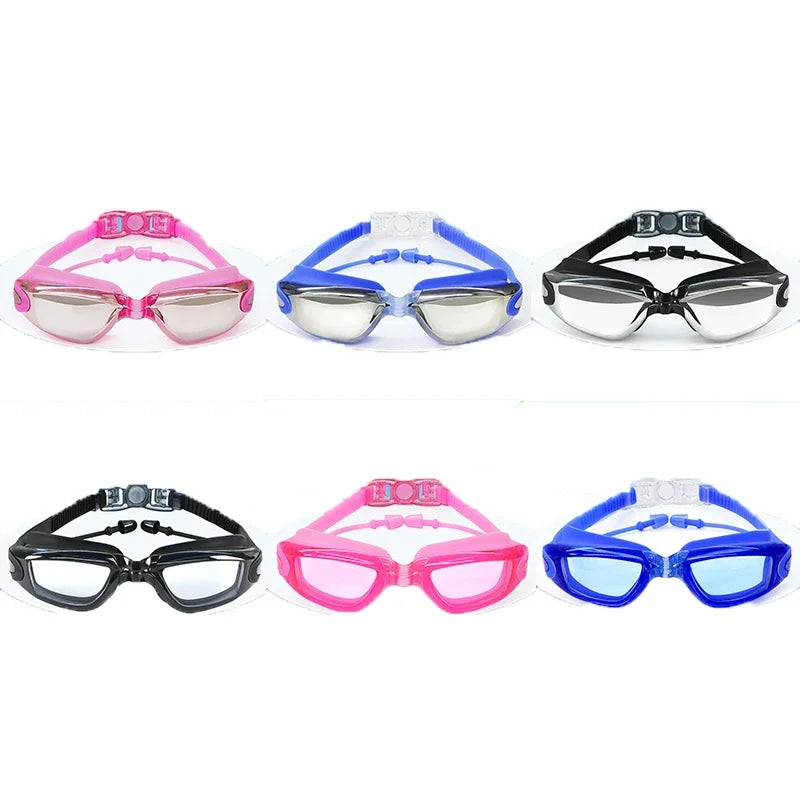 Pro Schwimmbrille für Erwachsene mit großem Rahmen HD