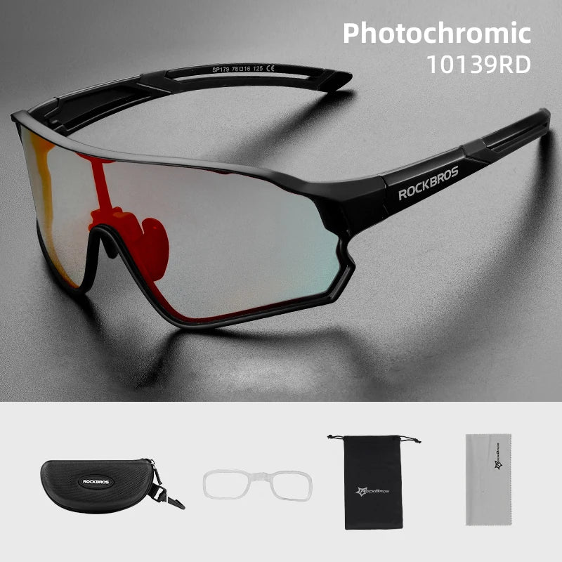 ROCKBROS Photochrome Fahrradbrille UV400