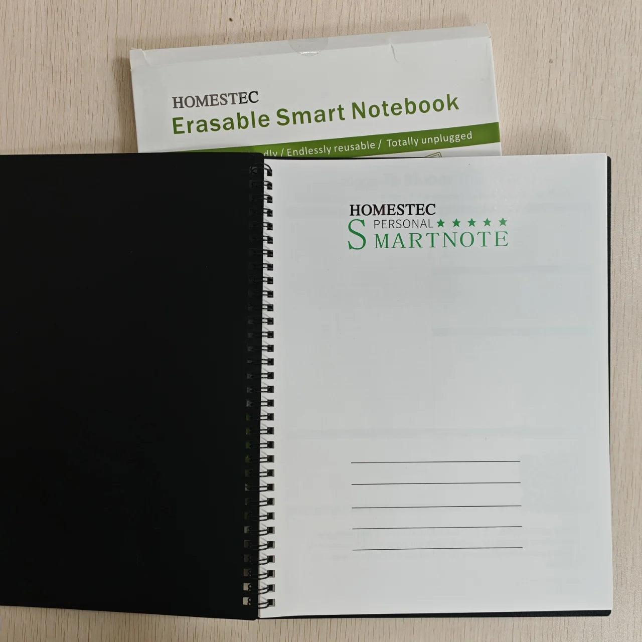 HOMESTEC A4 Reusable Erasable Notebook