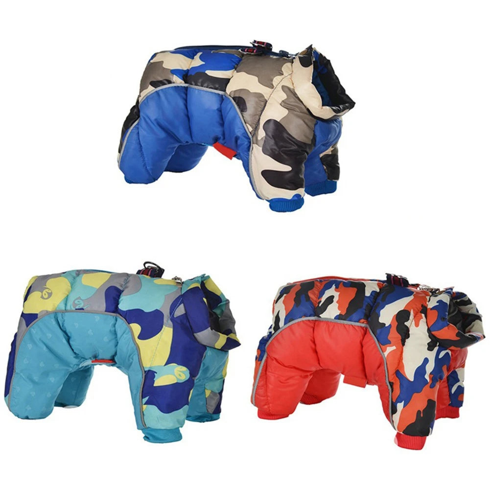 Reflektierender wasserdichter Wintermantel für Hunde