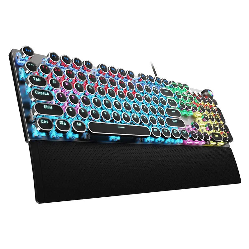 F2088 RGB-Gaming-Tastatur mit runden Tasten 104