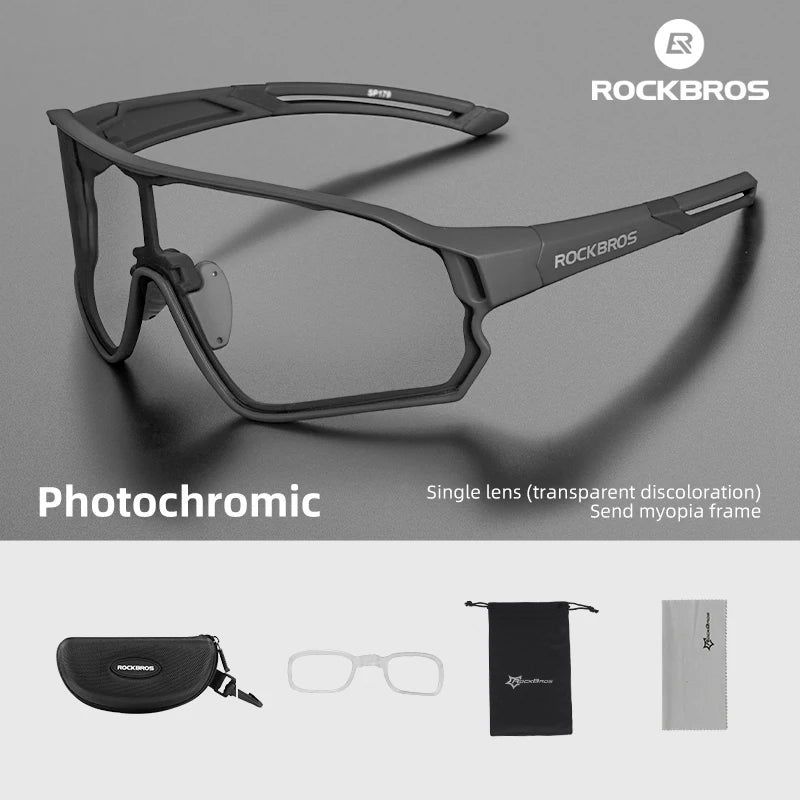 ROCKBROS Photochromic Cycling Glasses UV400