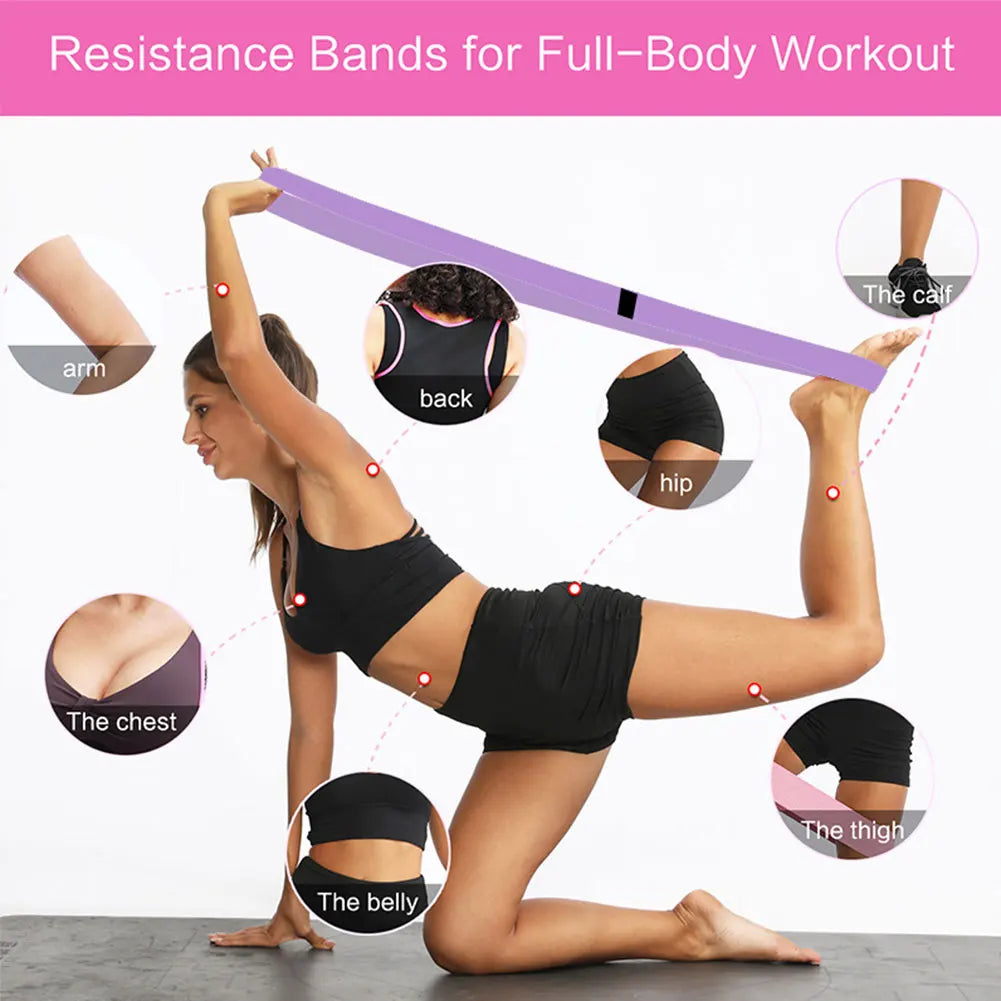 3Pcs Long Resistance Workout Bands