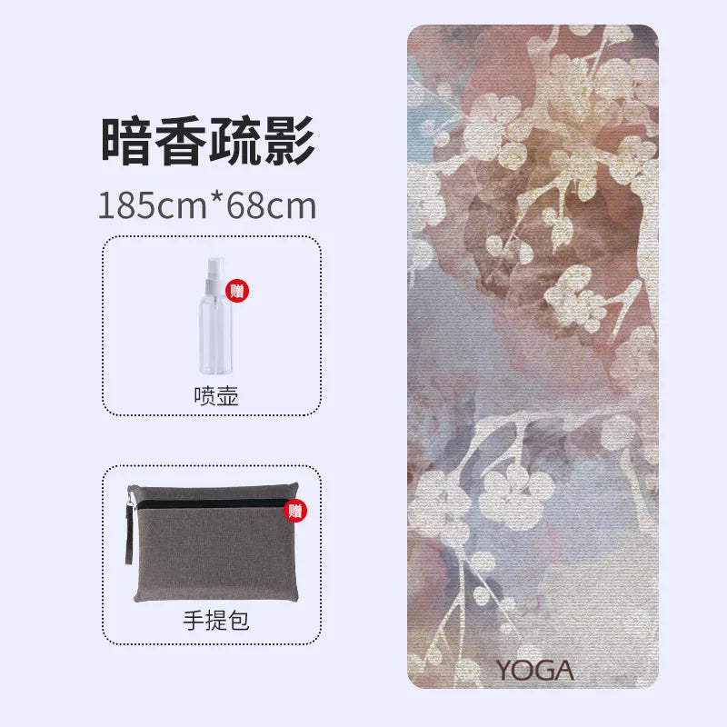 Suede Non-Slip Yoga Mat Topper