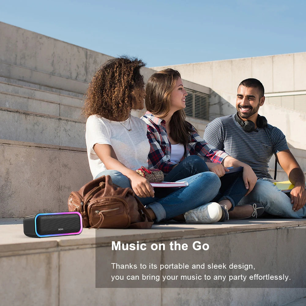 DOSS Bluetooth 5.0 Lautsprecher 20W Wasserdicht